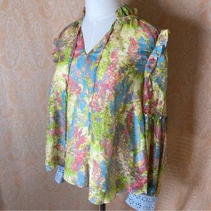 LoveShackFancy Ronalda Blouse Small